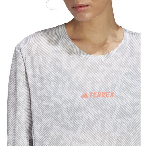 Adidas terrex long sleeve, white/grey, small - Picture 4 of 8